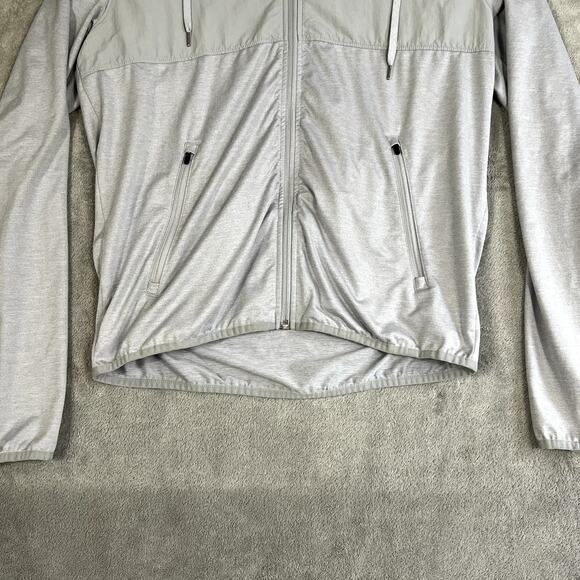 Vuori Gray Jacket Women's M Full Zip Outdoor Performance Lightweight Windbreaker - Picture 5 of 10